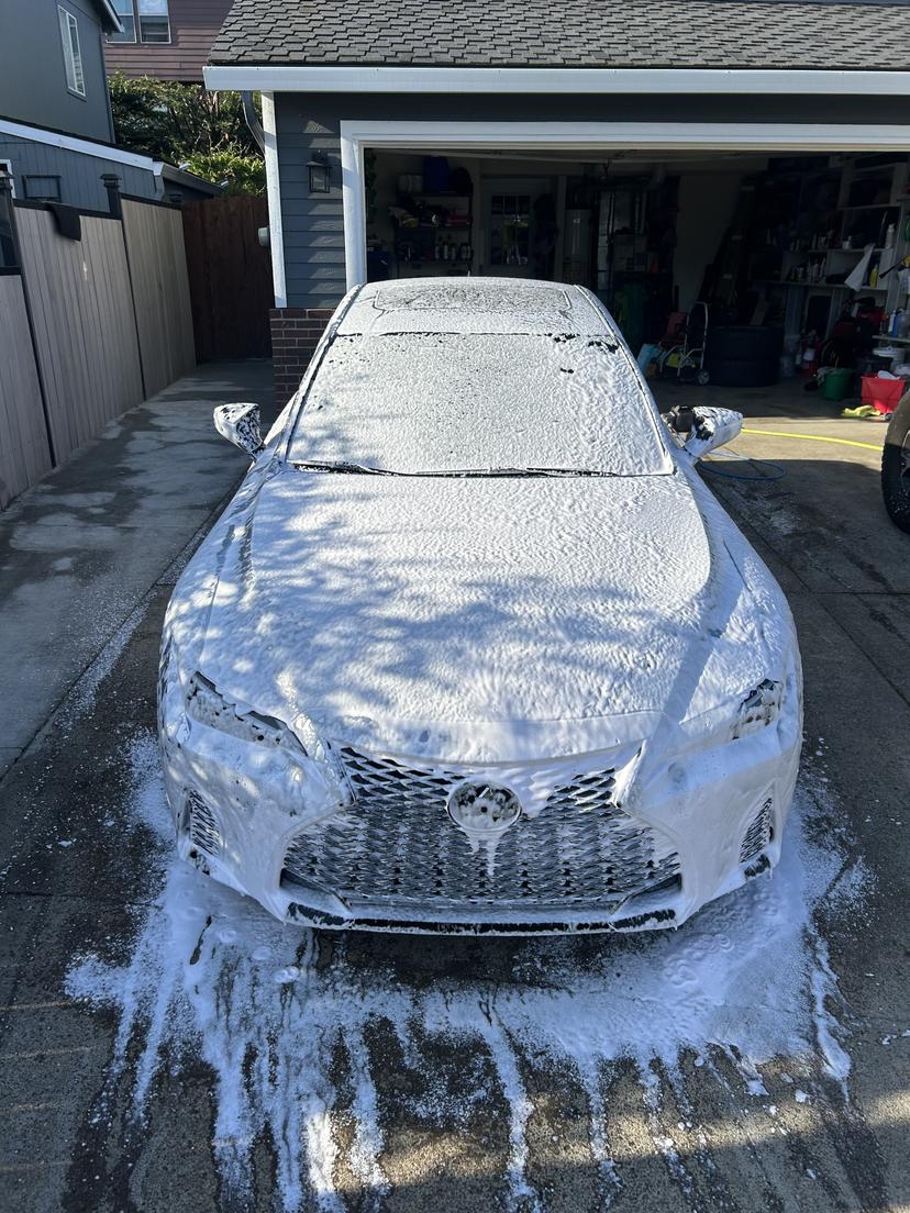 Exterior Wash before and after results by RevUp Detailing